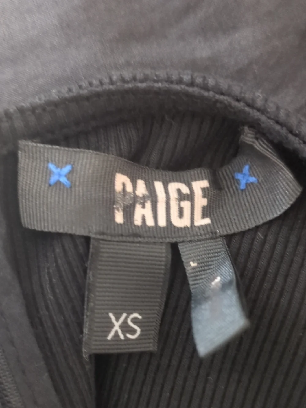 PAIGE Black Tiered Midi Skirt Sleeveless  Scoop neckline Tie waist belt Tie - Picture 12 of 15